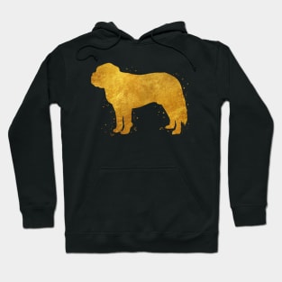 St Bernard dog golden art Hoodie